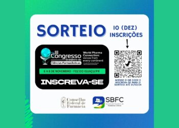 Concorra a 10 inscrições para o III Congresso Brasileiro de Ciências Farmacêuticas!