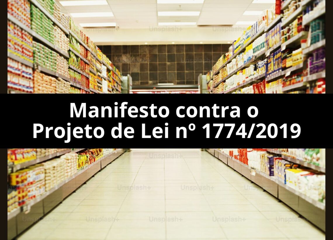 Manifesto contra o Projeto de Lei nº 1774/2019