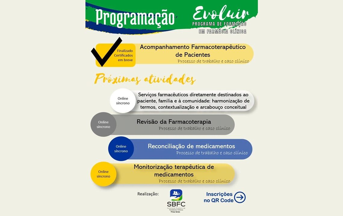 Evoluir: Programa de Formação em Farmácia Clínica