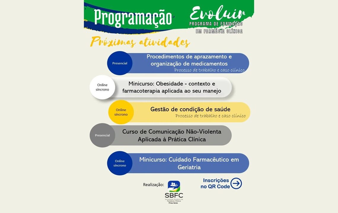 Evoluir: Programa de Formação em Farmácia Clínica