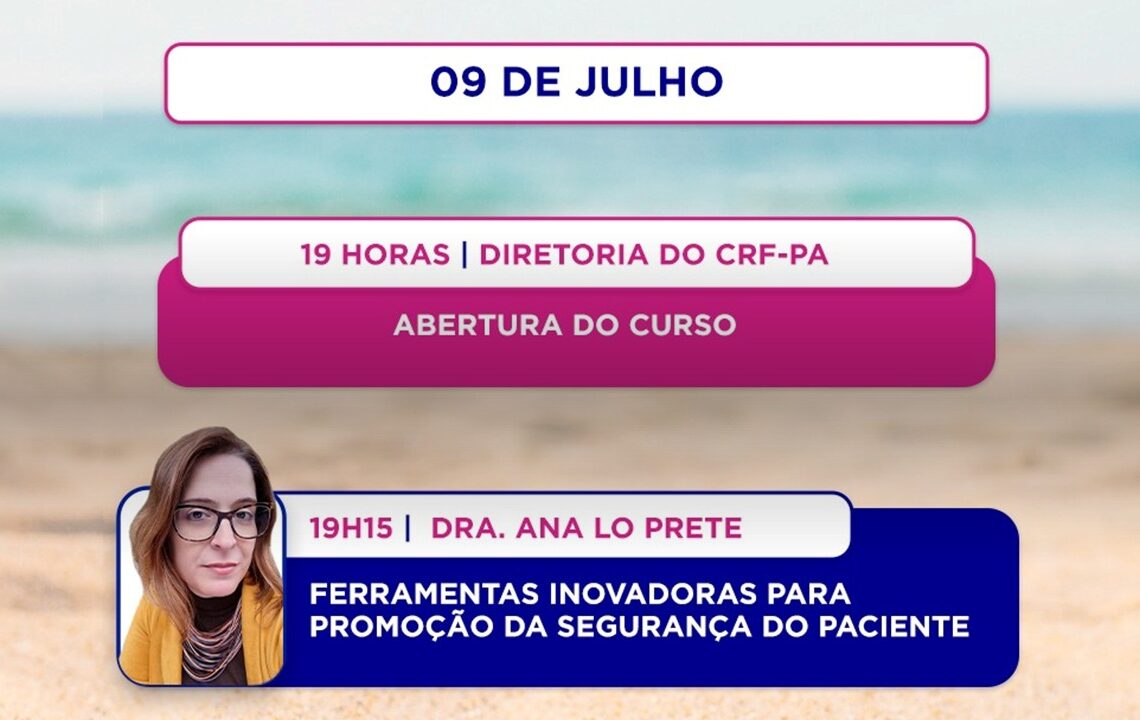 SBFC-PA: Curso de Verão em Farmácia Clínica – 2ª Edição