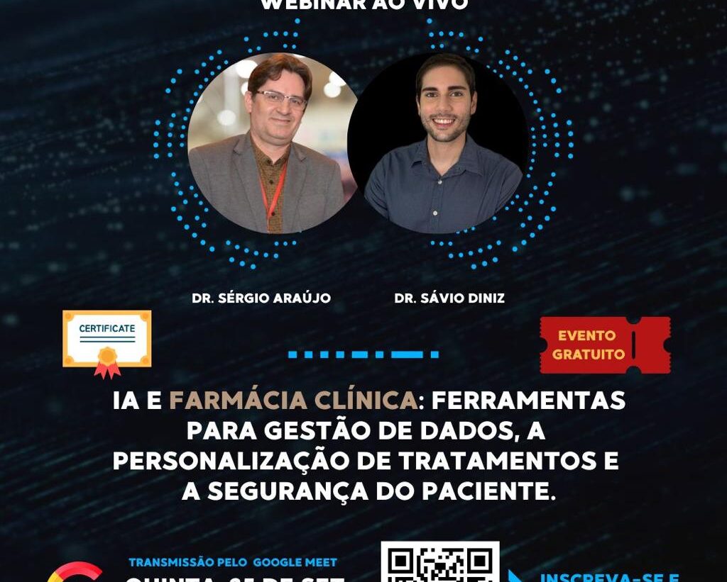 [WEBINAR] IA e Farmácia Clínica: Ferramentas para gestão de dados, a personalização de tratamento e segurança do paciente
