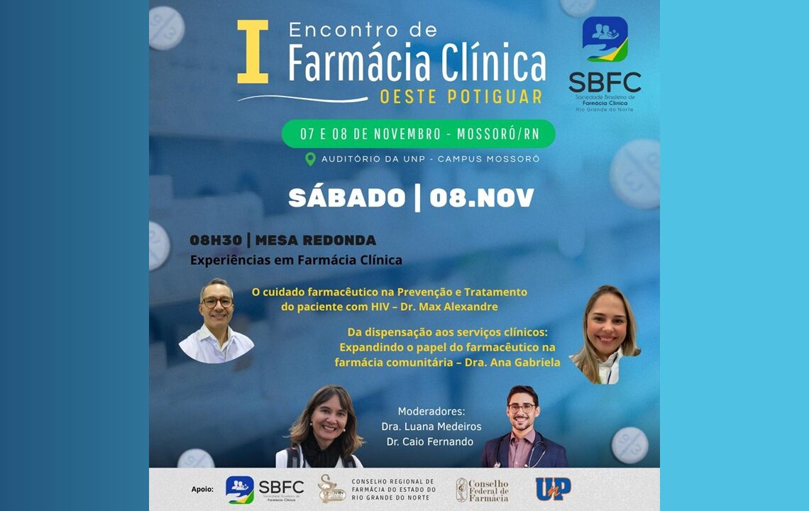 [SBFC-RN] 1º Encontro de Farmácia Clínica do Oeste Potiguar