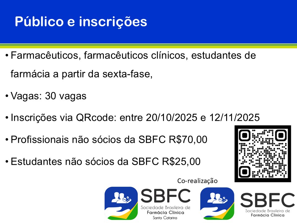 Curso: Orientação de Alta na Pediatria — Orientar para Cuidar: o Papel do Farmacêutico na Alta Pediátrica