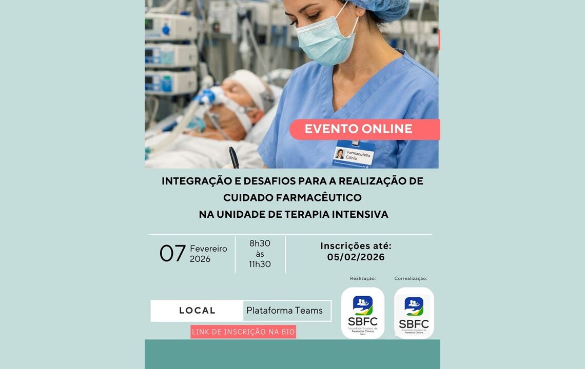 [SBFC-BA] Integração e desafios para a realização de Cuidado farmacêutico na terapia intensiva