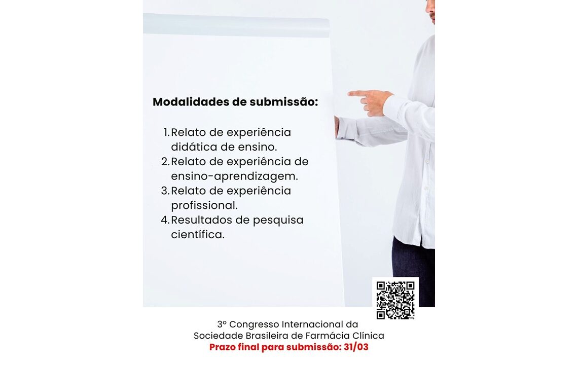 Chamada para submissão de trabalhos!