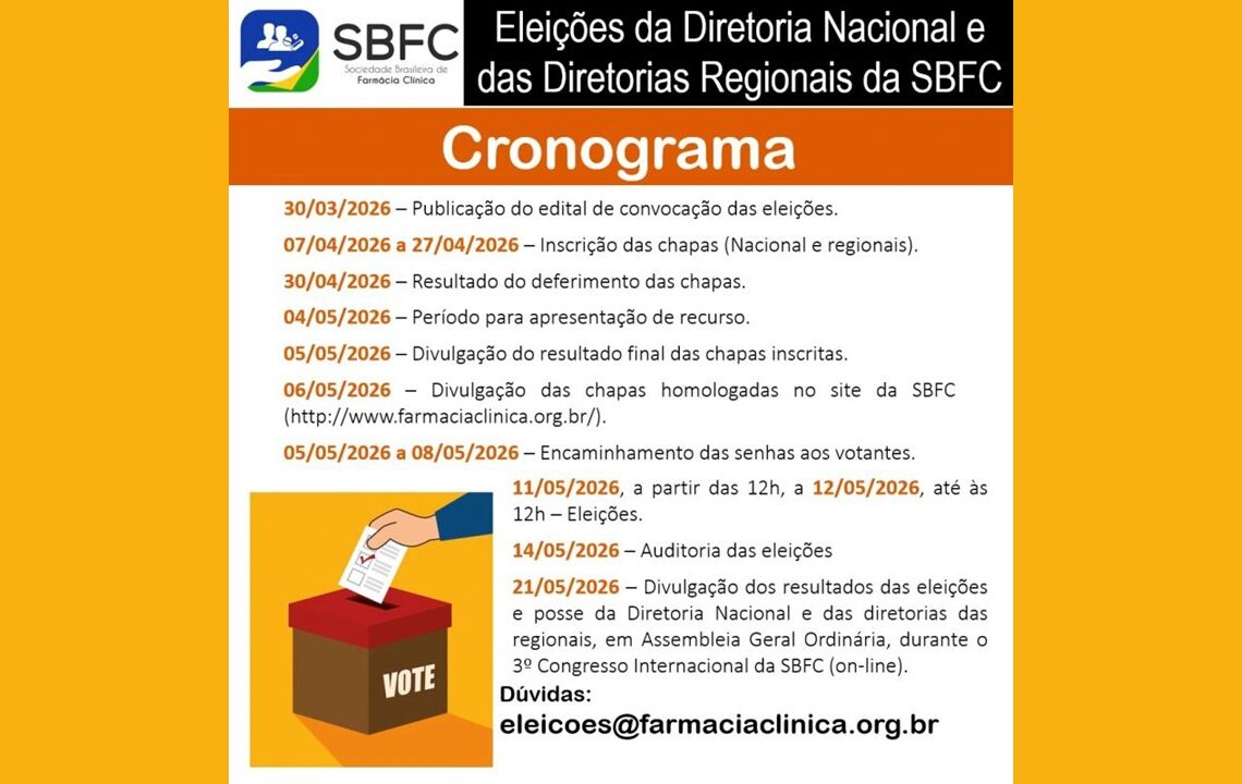 ELEIÇÕES SBFC 2026-2028