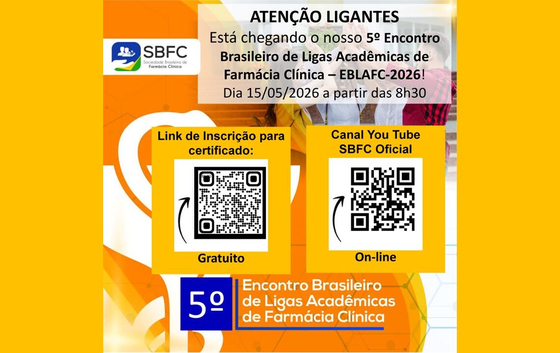 5º Encontro Brasileiro de Ligas Acadêmicas de Farmácia Clínica