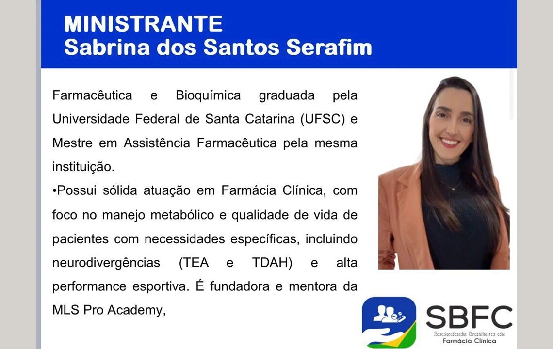 [SBFC-SC] Palestra Relato de experiência sobre Suplementação no TEA