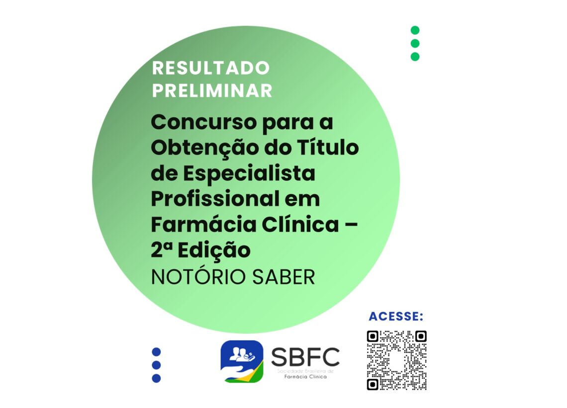 [NOTÓRIO SABER 2ª EDIÇÃO] Resultado Preliminar